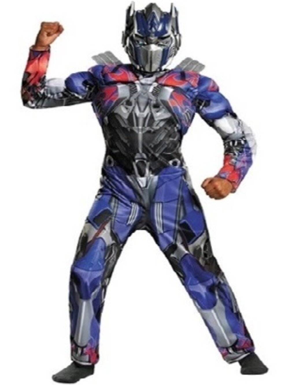 TRANSFORMER AUTHENTIC OPTIMUS PRIME TRANSFORMER 2 PCS CHILD COSTUME SIZE: M(7-8